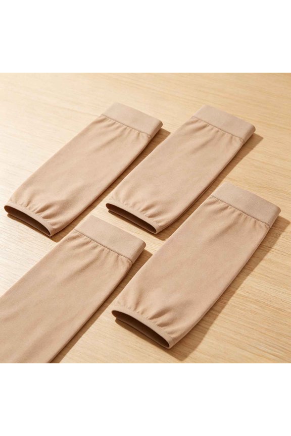 2-Pair Skin-Tone Tattoo Covering Arm Sleeves, High Elasticity, Compression, Breathable, Sun Protection, Sports Forearm Sleeves