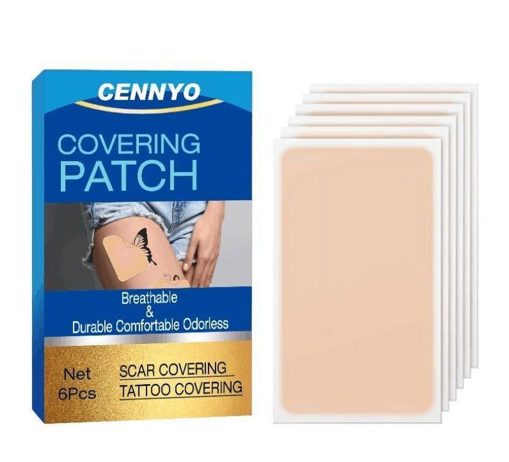 Tattoo Cover Up Tape, Ultra Thin Patch for Tattoo Scar and Birthmarks, Invisible Waterproof Skin