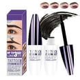 thumbnail image 1 of Tattoo Eyebrow Gel Easy Peel Off, Waterproof & Long Lasting Up to 3 Days, Semi-Permanent Peel Off Brow Tint Gel for Sparse Brows, Transfer-proof, Natural Color for Fuller Defined Brows (Gray Brown), 1 of 7
