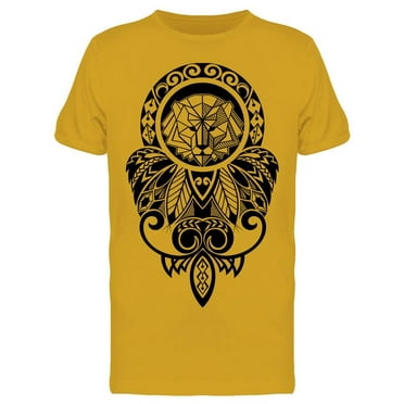 Tattoo Geometirc Lion Head T-Shirt Men -Image by Shutterstock, Male x-Large