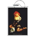 thumbnail image 1 of Tattoo Girl with Skull Keychain, 1 of 1