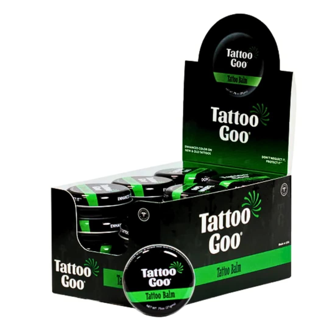 Tattoo Goo Salve Aftercare Ointment - 3/4oz Tin - Case of 24 Tins - 0.75oz