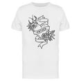 thumbnail image 1 of Tattoo Heart With Ribbon T-Shirt Men -Image by Shutterstock, Male XX-Large, 1 of 2