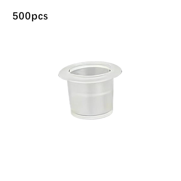 Tattoo Ink Cups 500PCS 13x11mm Medium Disposable Tattoo Pigment Caps with Base Plastic for Tattooing Supplies TattooKits