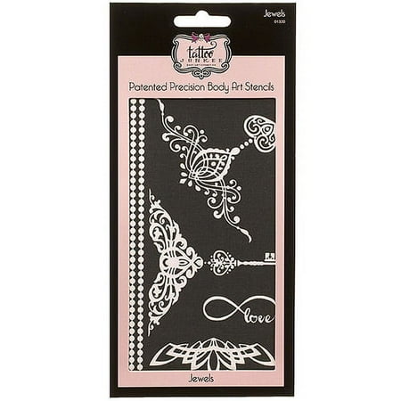Tattoo Junkee Jewels Body Art Stencils