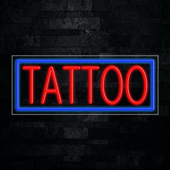 Tattoo-LED Neon Sign 30"L x 12"H #30494