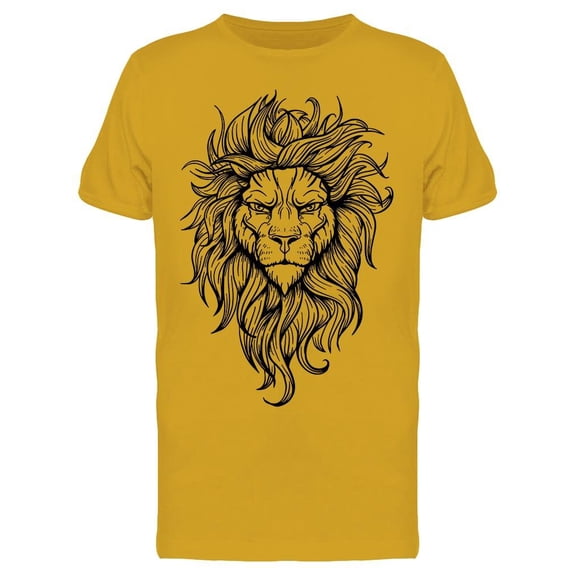 Tattoo Lion T-Shirt Men -Image by Shutterstock, Male Small