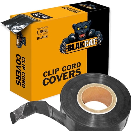 Tattoo Machine Clip Sleeve Black Clip Cord Covers Handy Dispensing Box 2inches x 1200ft Roll