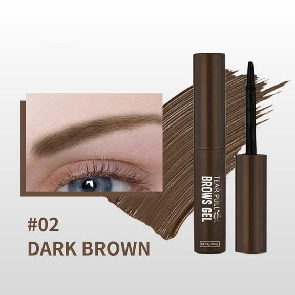 Tattoo Peel Off Eyebrow Gel Color Kit,Waterproof Brow Gel for Natural Fuller & Defined Looking Eyebrow color Perfect Eyebrows Make up,Long-Lasting