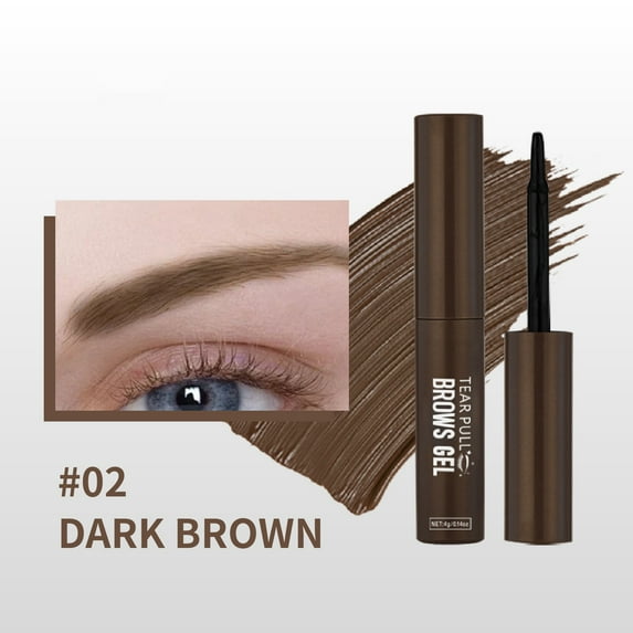 Tattoo Peel Off Eyebrow Gel Color Kit,Waterproof Brow Gel for Natural Fuller & Defined Looking Eyebrow color Perfect Eyebrows Make up,Long-Lasting