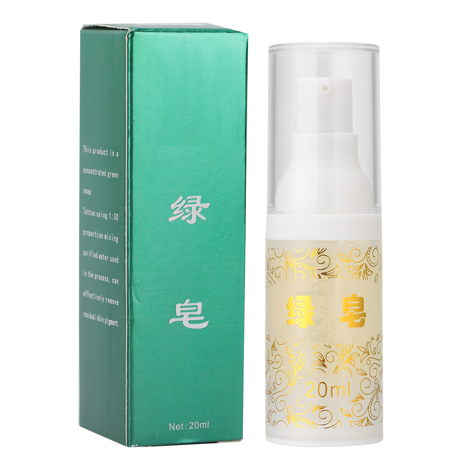 Tattoo Pigment Concentrated Cleansing Green Soap Tattoo Ink Cleaning