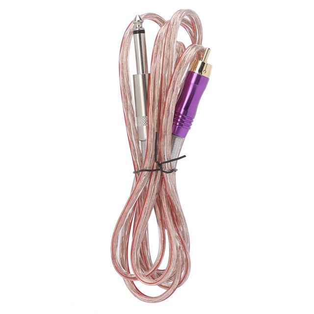 Tattoo RCA Connect Clip Cords Soft Durable Straight Tattoo Hookline for