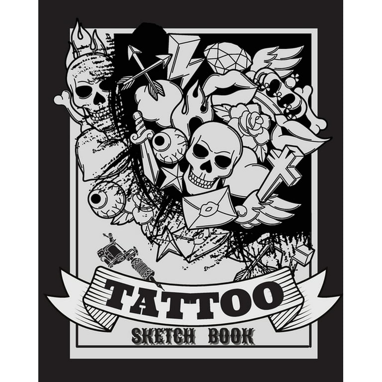 Tattoo Sketch Book (Paperback) 