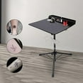Tattoo Table Station, Portable Height Adjustable Salon Instrument Tray