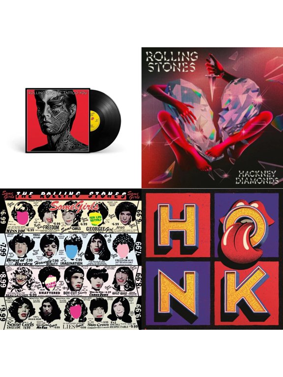 Tattoo You (2021 Remaster) & Hackney Diamonds & Some Girls & Honk (Translucent Red Vinyl/2LP)