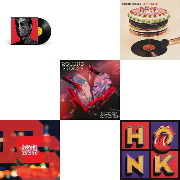 Tattoo You (2021 Remaster) & Licked Live In Nyc (White Vinyl/3LP) & Hackney Diamonds & Let It Bleed (50Th Anniversary Edition) & Honk (Translucent Red Vinyl/2LP)