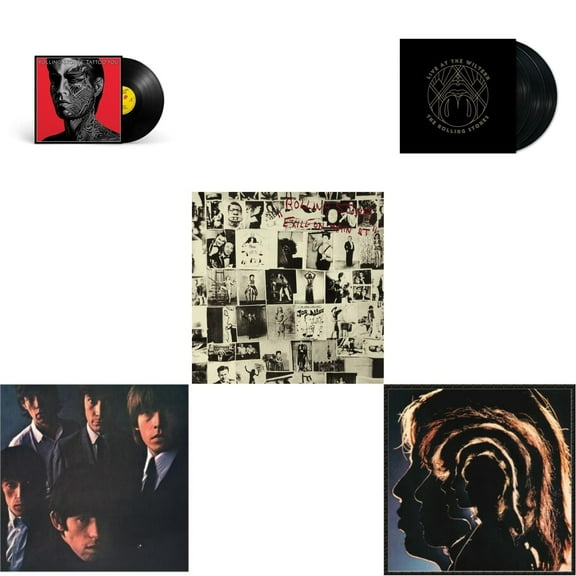 Tattoo You (2021 Remaster) & Rolling Stones No.2 (180G) & Exile On Main Street (2LP) & Live At The Wiltern (3LP) & Hot Rocks 1964-1971 (2LP)