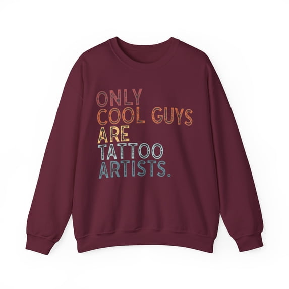 Tattoo artist Sweatshirt Gifts Crew Neck Shirt Long Sleeve Unisex