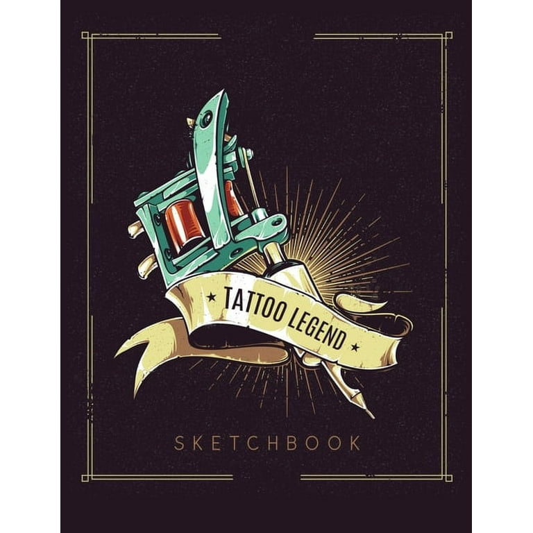 Tattoo Sketchbook: Cool Tattoo designs sketchbook includes