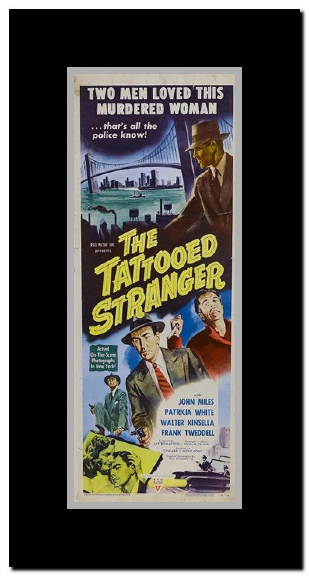 Tattooed Stranger Framed Movie Poster