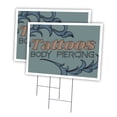 thumbnail image 1 of Tattoos Piercing 2 Pack Of 18" x 24" Yard Sign & Stake | Advertise Your Business | Stake Included Image On Front Only | Made in The USA, 1 of 3