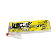 Tattu 500mAh 3.7V 95C 1S1P Lipo Battery Pack with JST-PHR Plug