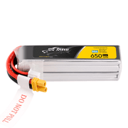 Tattu 650mAh 4S 15.2V 95C LiPo Long Pack with XT30 Plug