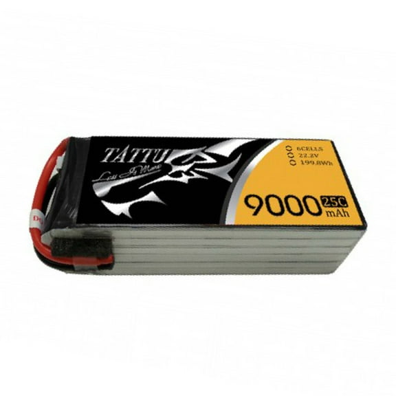 Tattu 6S 9000mAh 25C 22.2V LiPo Battery