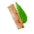Tattvalogy Double Toothed Raw Neem Comb Kaachi Neem Wooden Comb For