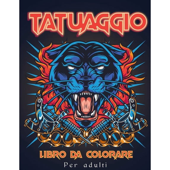 Tatuaggio Libro da Colorare