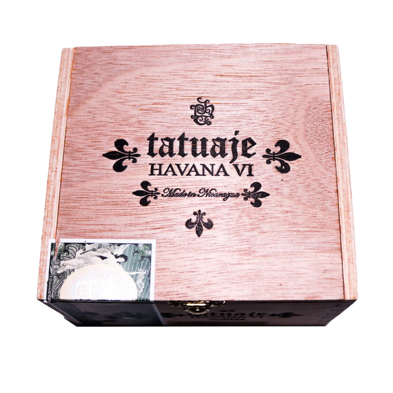 Tatuaje Havana VI Nobles Empty Wood Cigar Box 5.75" x 5.25" x 3.5"
