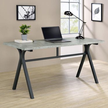 Percy 4-compartment Writing Desk Grey - Walmart.com