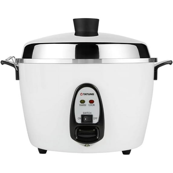 Tatung – TAC-10G (SF) – 10 Cup Rice Cooker – White Aluminum Cook Pot
