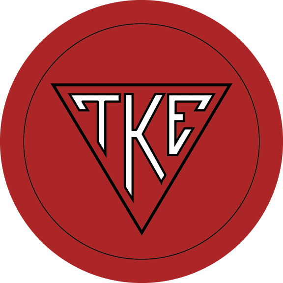 Tau Kappa Epsilon Car Decal Sticker - Officially Licensed Fraternity Window Sticker, Full Color Circle Logo Design