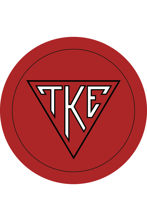 Tau Kappa Epsilon Car Decal Sticker - Officially Licensed Fraternity Window Sticker, Full Color Circle Logo Design