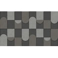 thumbnail image 1 of Taupe & Anthracite 3D Patchwork Geometric Wallpaper R8090, 1 of 3