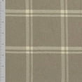 thumbnail image 1 of Taupe Beige/Cream Cotton Plaid Home Decorating Fabric, Fabric By the Yard, 1 of 1