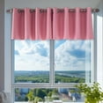 thumbnail image 1 of Taupe Blackout Thermal Insulated Window Treatment Grommet Curtain Valance， Valance for Window Grommet Window Kitchen Valance Darkening Valance for Living Room Bedroom Thermal Short Curtain, 1 of 6