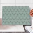 thumbnail image 1 of Taupe Cutting Board, Royal White Damask in Classic Baroque Style Rococo Abstract Vignette, Decorative Tempered Glass Cutting and Serving Board, Large Size, Taupe White, by Ambesonne, 1 of 5