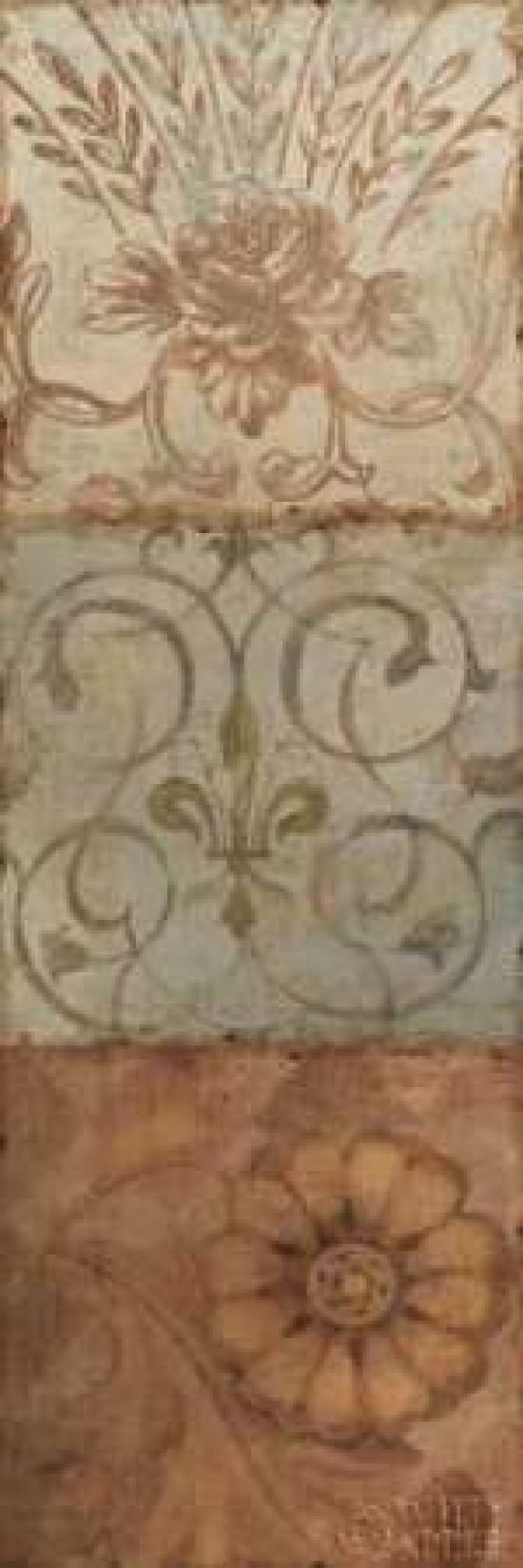 Taupe Majesty I Canvas Art - Lisa Audit (8 x 24)