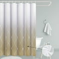 thumbnail image 1 of Taupe Shower Curtain Ombre Shower Curtain Set with Hooks Neutral Shower Curtains for Bathroom Subtle Warm Tone ,Greyish Beige Tan Light Khaki Brown 72x72, 1 of 6