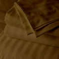 thumbnail image 1 of Taupe Stripe Twin (36"x 72") Size Sleeper Sofa Bed Sheet Set - Luxury 100% Egyptian Cotton - 800 Thread Count - Fits Mattresses Up to 8" Inches Deep Pocket, 1 of 5