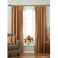 thumbnail image 1 of Taupe Tab Top  Velvet Curtain / Drape / Panel   - 60W x 120L - Piece, 1 of 2