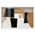 thumbnail image 1 of Taupe and Obsidian III Shadowbox Print Minimalist Art by Art Remedy, White Frame, 54 x 36, 1 of 6