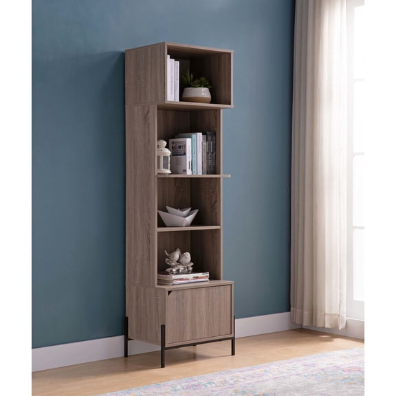 Taupe - colored Kitchen Display - Showcase Your Kitchen Items in Style with This Rack