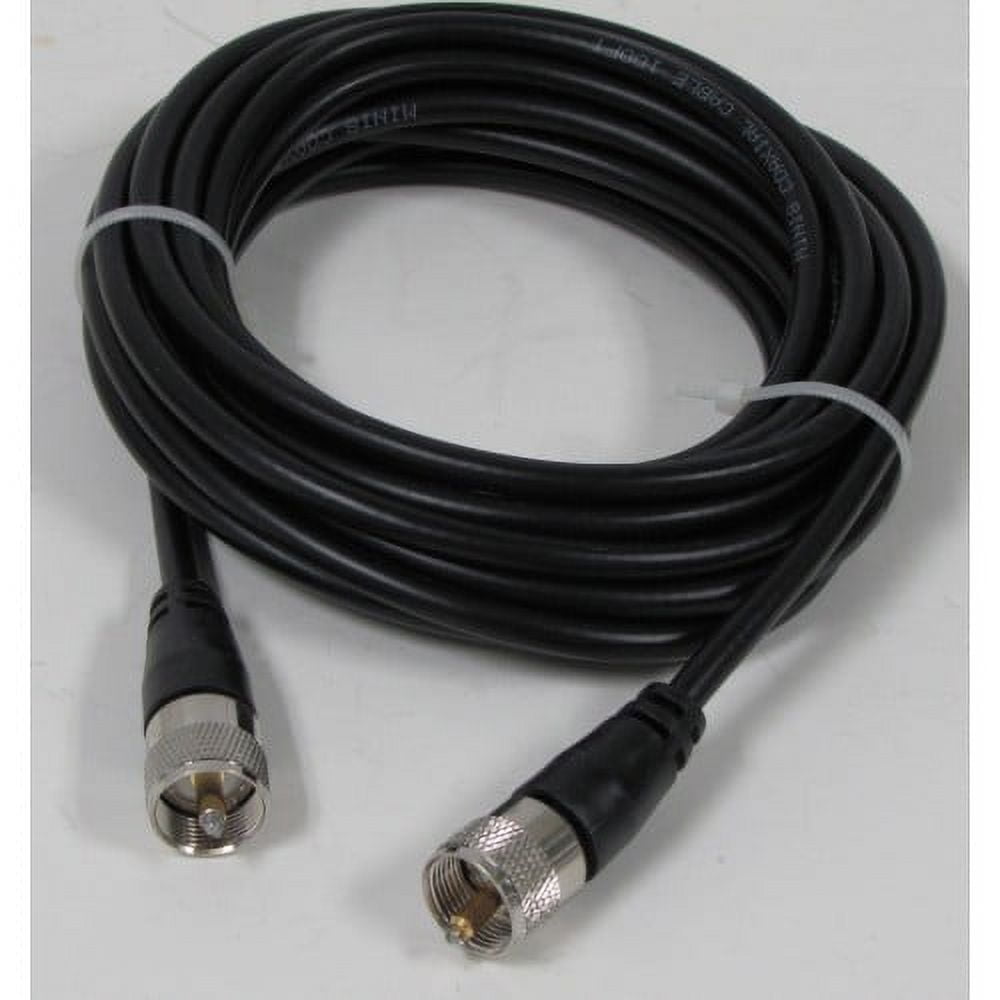 Taurus 18Ft RG8X Mini 8 Coax Cable with PL 259 connectors