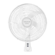 Taurus Bolt 16  Wall Mount Fan, Quiet Oscillating Fan for Bedroom, Kitchen & Office, Easy Installation, 3 Speeds