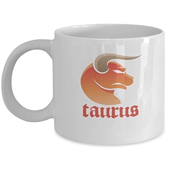 Taurus 11 oz Coffee Mug - Astrology Gift White Ceramic