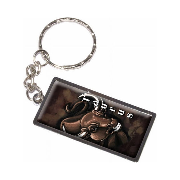 Taurus Bull Zodiac Astrological Sign Astrology Keychain Key Chain Ring