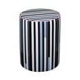thumbnail image 1 of Taurus Ceramic Stool in Modern Stripes Print, 1 of 4